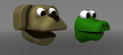 Croc & Dog Puppet
