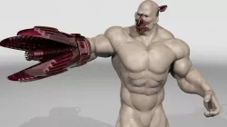 CYBORG Low-poly  3D model