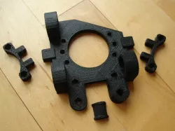 Dave's Parametric X-Carriage for Self-Aligning Bushings