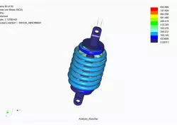 DESIGN AND ANALYSIS OF A SHOCK ABSORBER