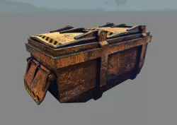 Dirty Container Street Asset Low-poly  3D model