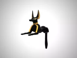Egyptian Anubis Dog 3D model