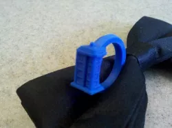 Elegant TARDIS ring