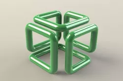 Endless cube 3D model