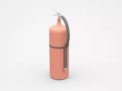 Fire-extinguisher 3D model