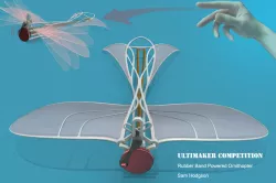 Flying Toy Concept - Rubber Band Powered Ornithopter
