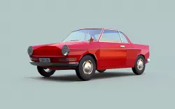 German car 700 Low-poly  3D model