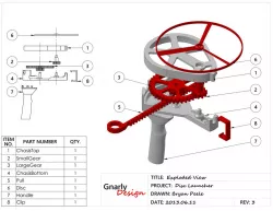 Gnarly Disc Launcher