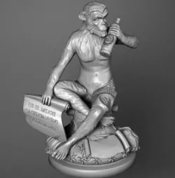 HAPPY MONKEY 3D model