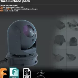 Hard-surface model pack - Fusion 360 - Zbrush - 3ds Max 3D model