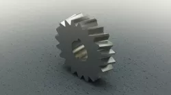 Helical Gear With Keyway