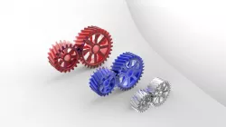 Helical Pinion and Gear 