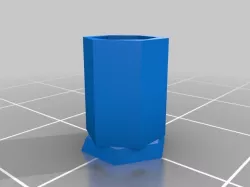 Hexagonal vase