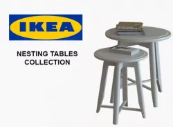 IKEA nesting tables COLLECTION 3D model
