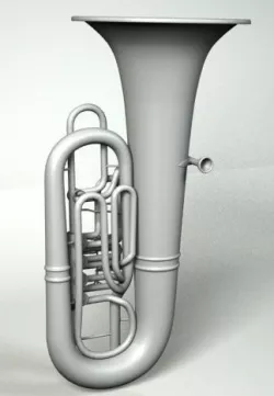 INSTRUMENT TUBA 3D model