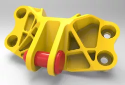 Jet engine bracket_second solution 