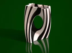 Julia Vase #002 - Yin Yang
