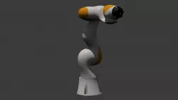 Kuka LBR iiwa  Low-poly  3D model