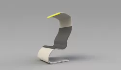 Leisure chair with night lamp to read books
