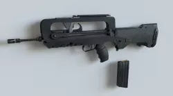 Low poly Famas F1 Low-poly  3D model