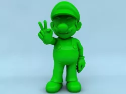 Mario Posed - UPSAMPLED