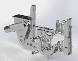 Maxim machine gun 1904 lock  full assembling (Пулемет Максим, замок)