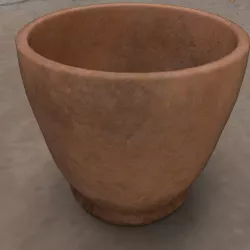 Medieval Terracotta Cup Low-poly  3D model