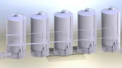 Milk Storage and Mixing Tank