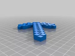 Minecraft Pickaxe thingy with relief per pixel