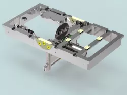 Mini circular saw with adjustable blade angle