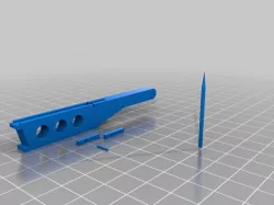 mini crossbow stock and bolt(with trigger that might work)