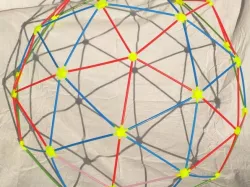 Mini dome with pins - Icosahedron