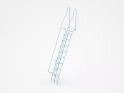 Movable Staircase Ladder  3D model