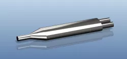 Muffler without catalytic converter