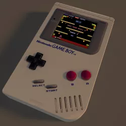 Nintendo Game Boy 3D model