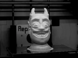 Noh demon mask