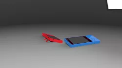 Nokia Lumia 820 with chargeable cover and removable mini projector