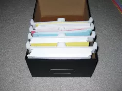 Notecard/Picture Box and Dividers
