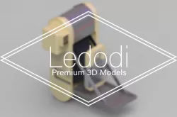 old camera that i modeled in solidworks rendered in keyshot  3D model