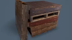 Pallet Common Enviroment Assets Low-poly  3D model