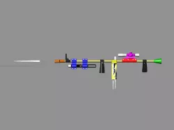 Paper dart blow gun / blow pipe