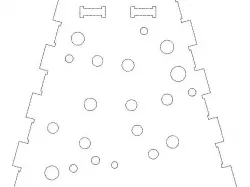 Parametric lamp shade (CNC / laser cutting) in OpenJsCad