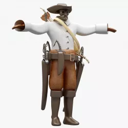 Pirate Cloth 3D model