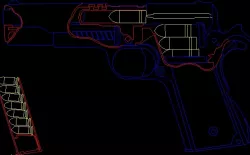 Pistola Aberta