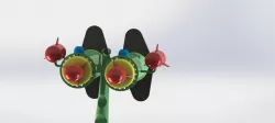 pneumatic rockets launcher
