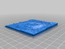 Printable Gale Crater