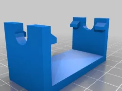 Printrbot+ captive nut keeper