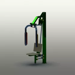 Public Park Butterfly Press Fitness Machine