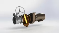 Pump stainer valve
