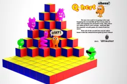 Q*Bert Chess Set